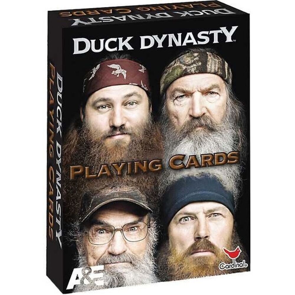 Duck Dynasty Playing Cards 52 Game Classic A&E TV Show Cardinal Family Gift